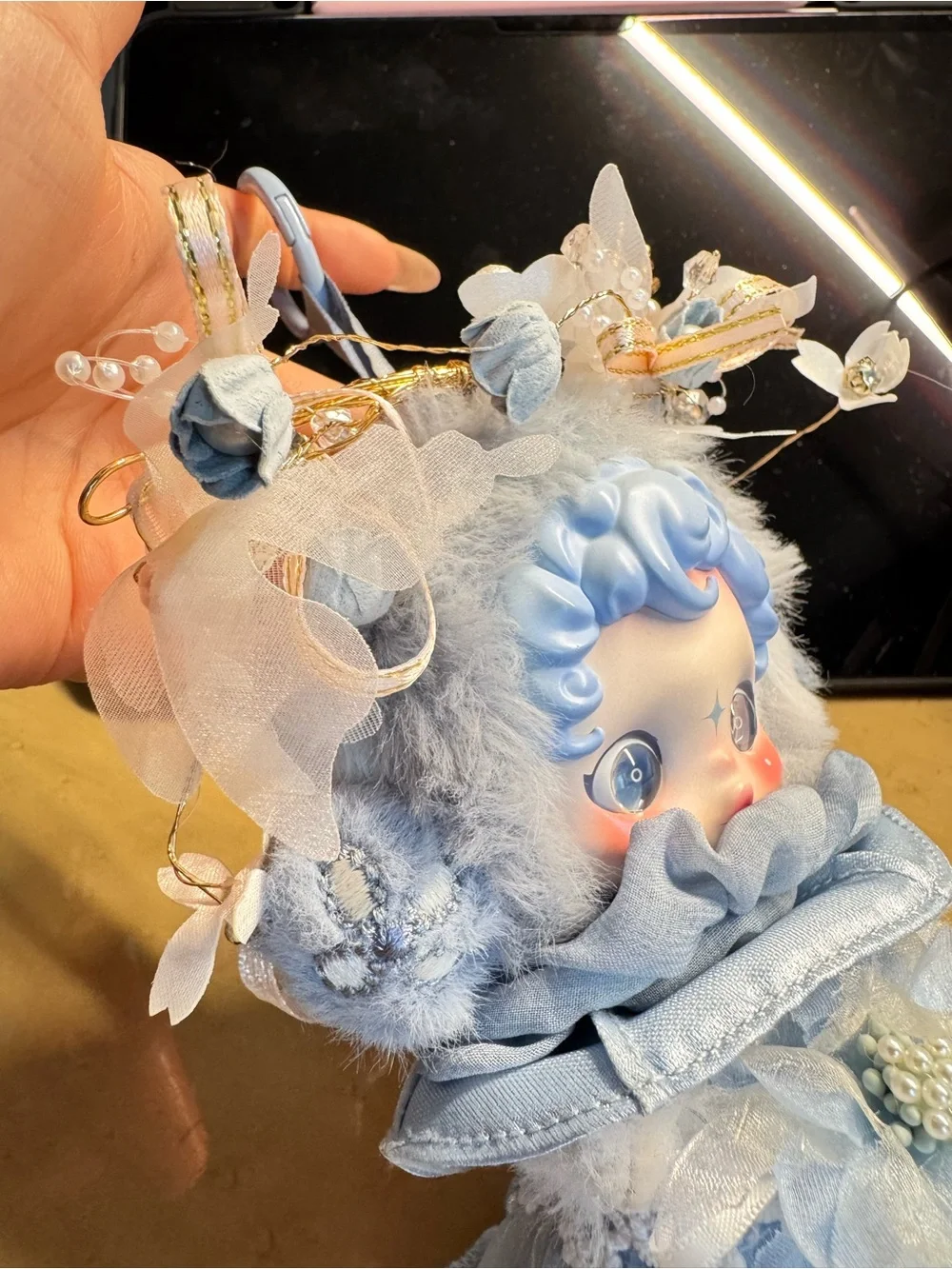 POP MART L’impressionnisme-Dew Plush w/ Handmade Dress